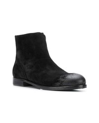 schwarze Chelsea Boots aus Wildleder von Leqarant