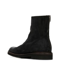 schwarze Chelsea Boots aus Wildleder von Pantanetti