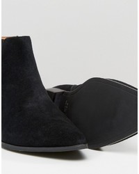 schwarze Chelsea Boots aus Wildleder von Religion