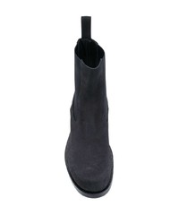 schwarze Chelsea Boots aus Wildleder von 1017 Alyx 9Sm