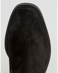 schwarze Chelsea Boots aus Wildleder von Asos