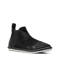 schwarze Chelsea Boots aus Wildleder von Marsèll