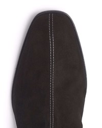 schwarze Chelsea Boots aus Wildleder von Jimmy Choo