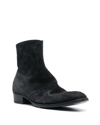 schwarze Chelsea Boots aus Wildleder von Officine Creative