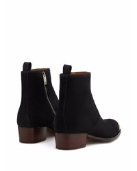 schwarze Chelsea Boots aus Wildleder von Giuseppe Zanotti