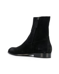 schwarze Chelsea Boots aus Wildleder von Buttero