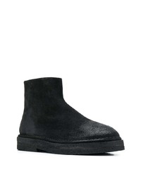 schwarze Chelsea Boots aus Wildleder von Marsèll