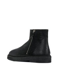 schwarze Chelsea Boots aus Wildleder von Marsèll