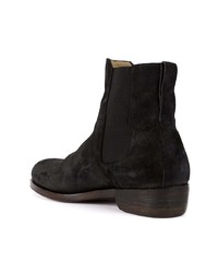 schwarze Chelsea Boots aus Wildleder von Ajmone