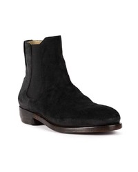 schwarze Chelsea Boots aus Wildleder von Ajmone