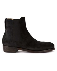 schwarze Chelsea Boots aus Wildleder von Ajmone