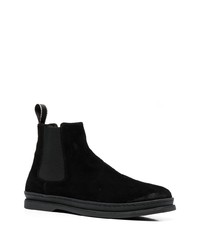 schwarze Chelsea Boots aus Wildleder von Paul Smith