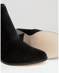 schwarze Chelsea Boots aus Wildleder von Miss KG