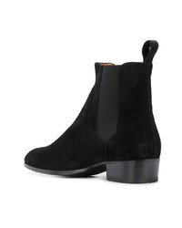 schwarze Chelsea Boots aus Wildleder von Barbanera