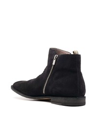 schwarze Chelsea Boots aus Wildleder von Officine Creative