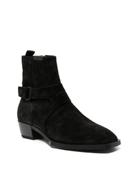 schwarze Chelsea Boots aus Wildleder von Represent