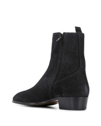 schwarze Chelsea Boots aus Wildleder von Represent