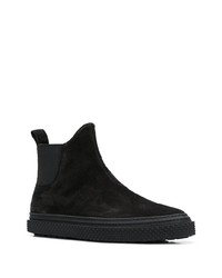 schwarze Chelsea Boots aus Wildleder von Buttero