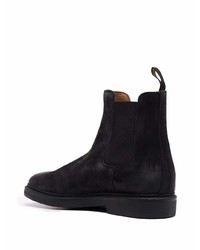 schwarze Chelsea Boots aus Wildleder von Doucal's