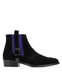 schwarze Chelsea Boots aus Wildleder von Toga Virilis