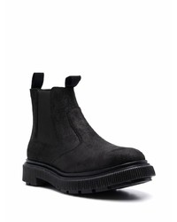 schwarze Chelsea Boots aus Wildleder von Adieu Paris