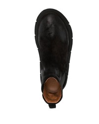 schwarze Chelsea Boots aus Wildleder von Marsèll