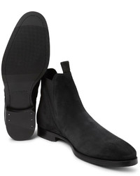 schwarze Chelsea Boots aus Wildleder von Acne Studios