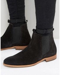 schwarze Chelsea Boots aus Wildleder von Zign Shoes