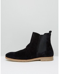 schwarze Chelsea Boots aus Wildleder von Zign Shoes