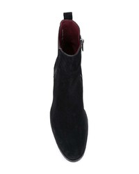 schwarze Chelsea Boots aus Wildleder von Dolce & Gabbana