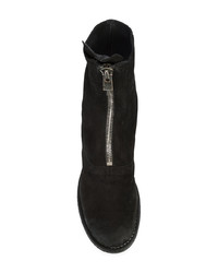 schwarze Chelsea Boots aus Wildleder von Guidi