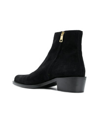 schwarze Chelsea Boots aus Wildleder von Just Cavalli