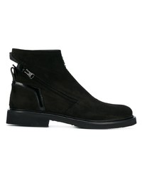 schwarze Chelsea Boots aus Wildleder von Bruno Bordese