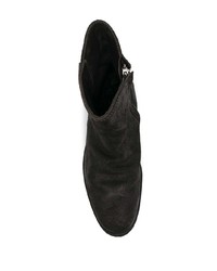 schwarze Chelsea Boots aus Wildleder von Poème Bohémien