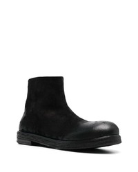 schwarze Chelsea Boots aus Wildleder von Marsèll