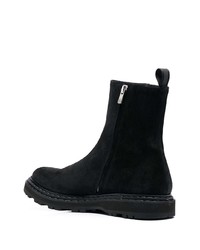 schwarze Chelsea Boots aus Wildleder von Officine Creative