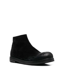 schwarze Chelsea Boots aus Wildleder von Marsèll