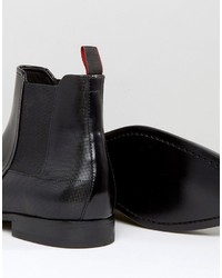 schwarze Chelsea Boots von Hugo Boss