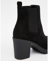 schwarze Chelsea Boots von London Rebel