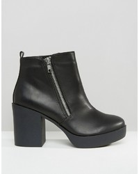 schwarze Chelsea Boots von London Rebel