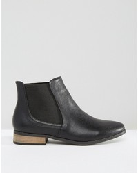 schwarze Chelsea Boots von London Rebel