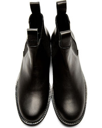 schwarze Chelsea Boots von Comme des Garcons