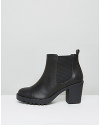 schwarze Chelsea Boots von London Rebel