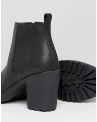 schwarze Chelsea Boots von London Rebel