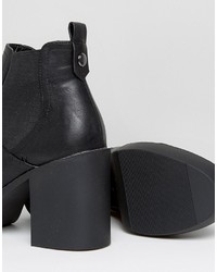 schwarze Chelsea Boots von London Rebel