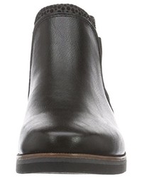 schwarze Chelsea Boots von Marco Tozzi