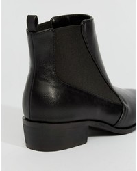 schwarze Chelsea Boots von London Rebel