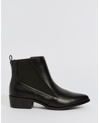 schwarze Chelsea Boots von London Rebel