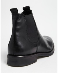 schwarze Chelsea Boots von Selected