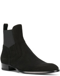 schwarze Chelsea Boots von Saint Laurent